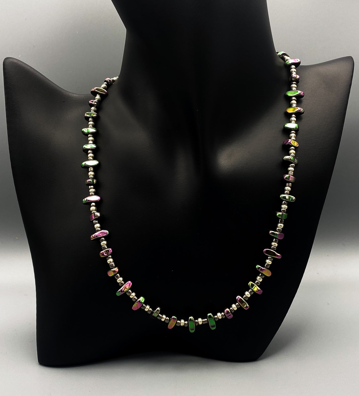 Hematite-Plated Necklace/Choker