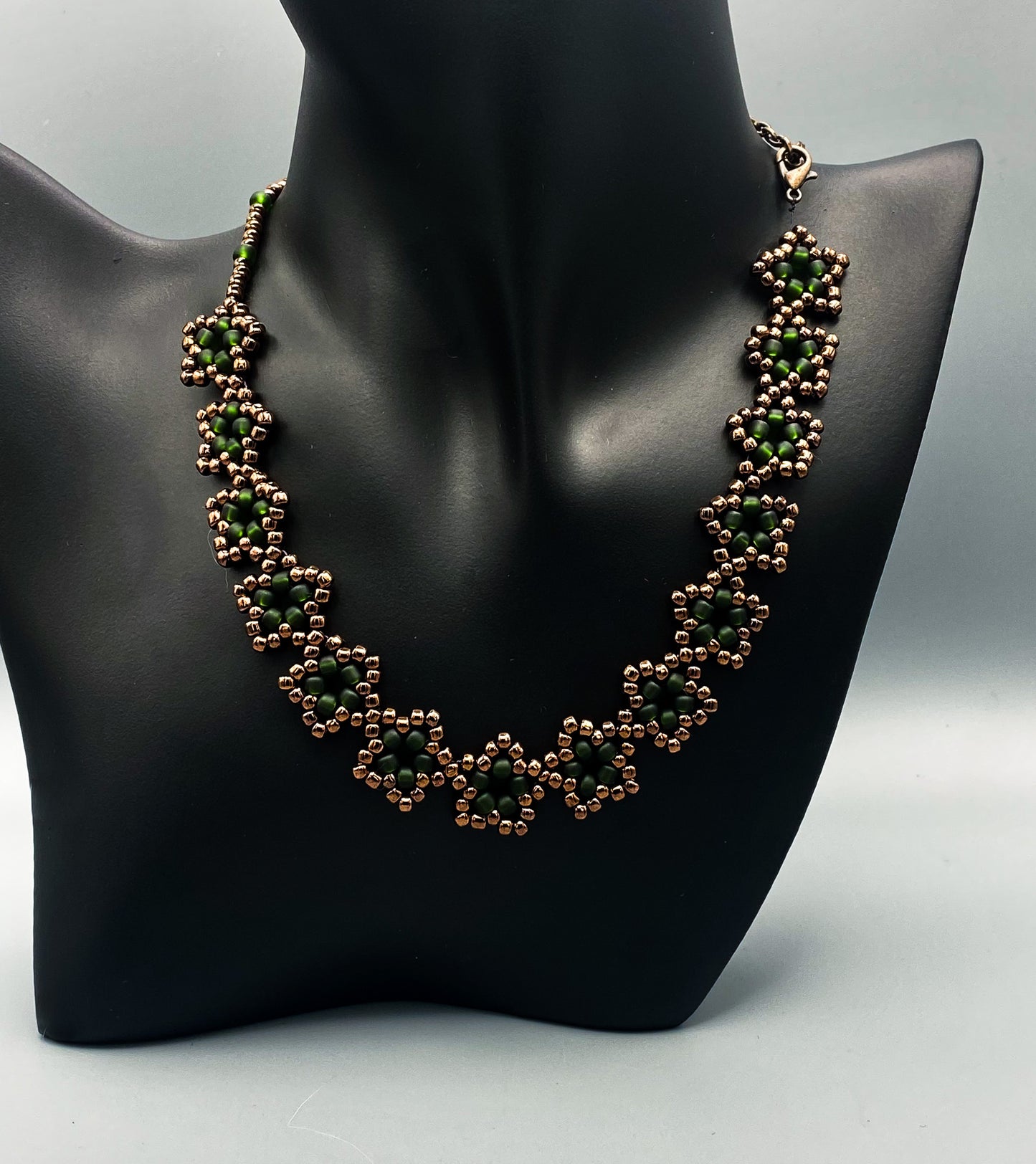 Forest Beaded Star Necklace