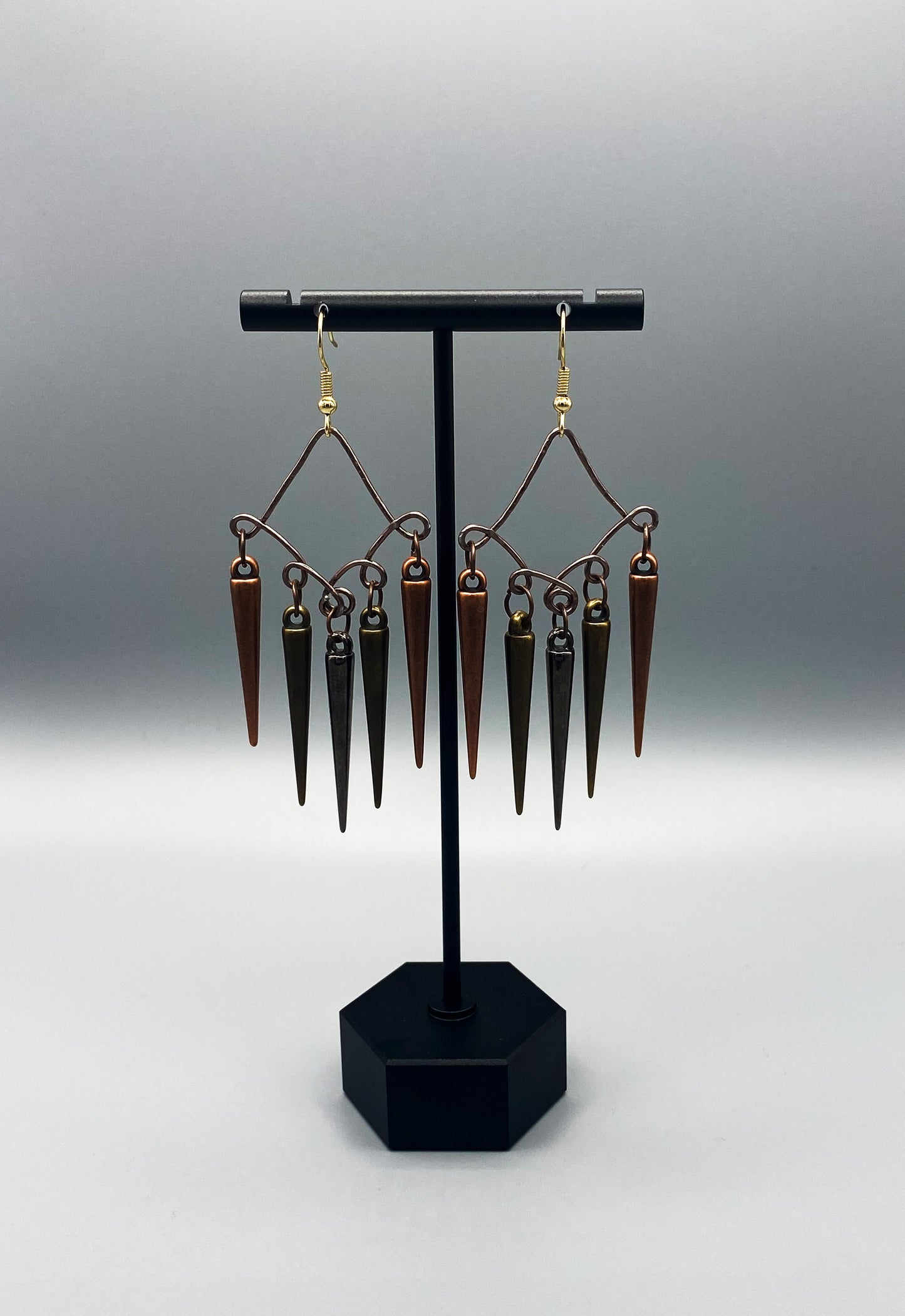 Spiked Chandelier Earrings