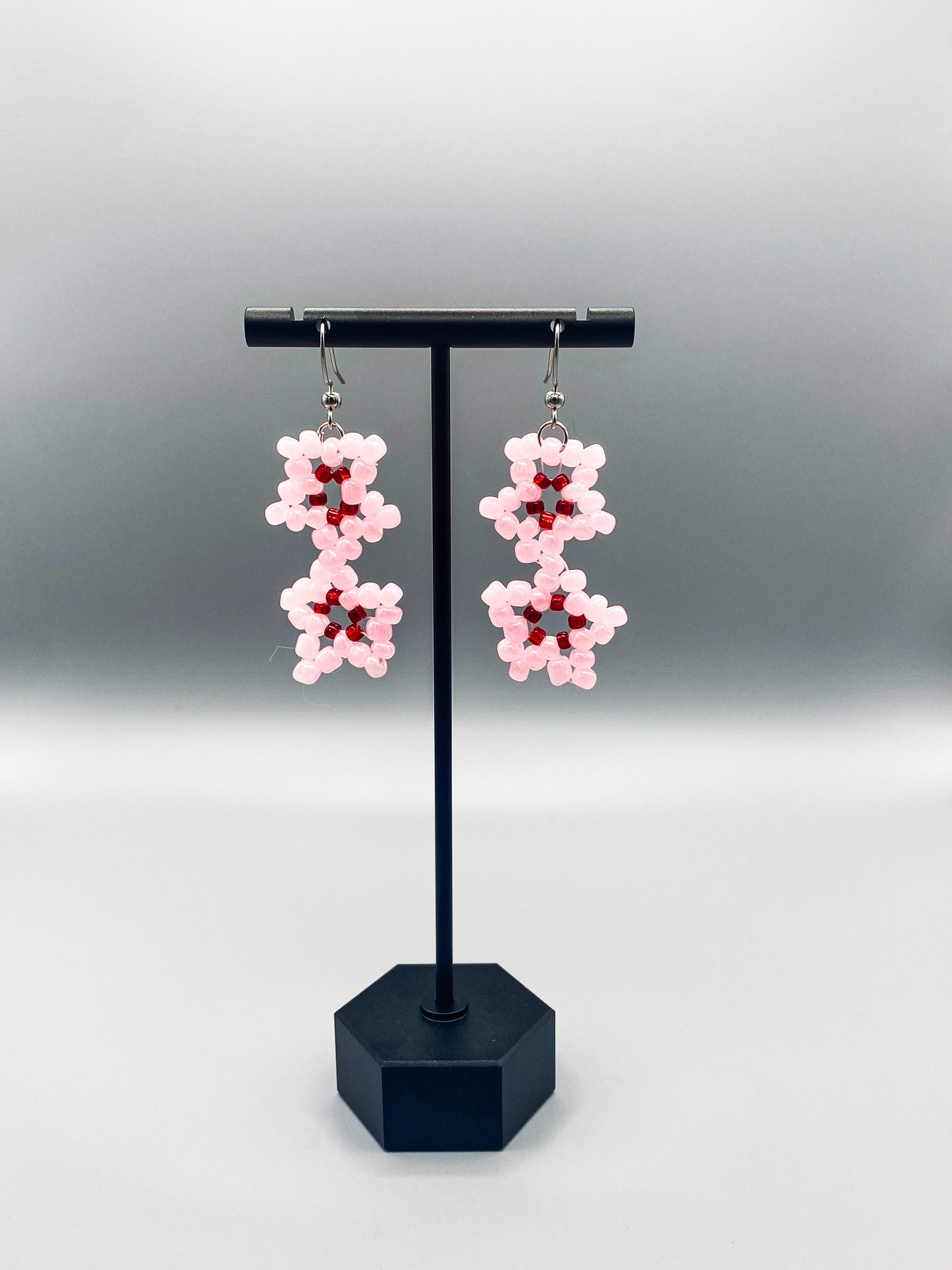 Beaded Star Earrings