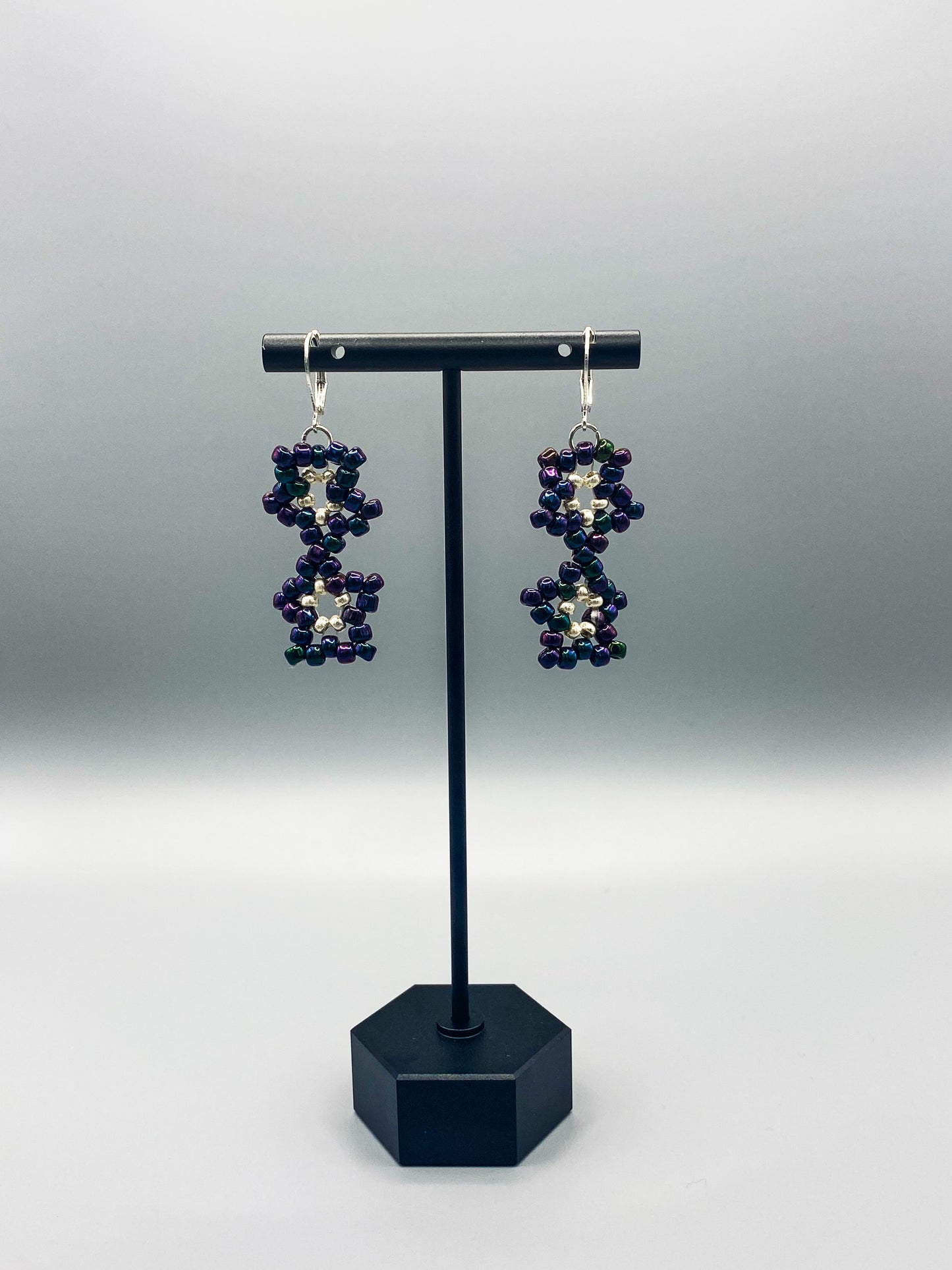Beaded Star Earrings