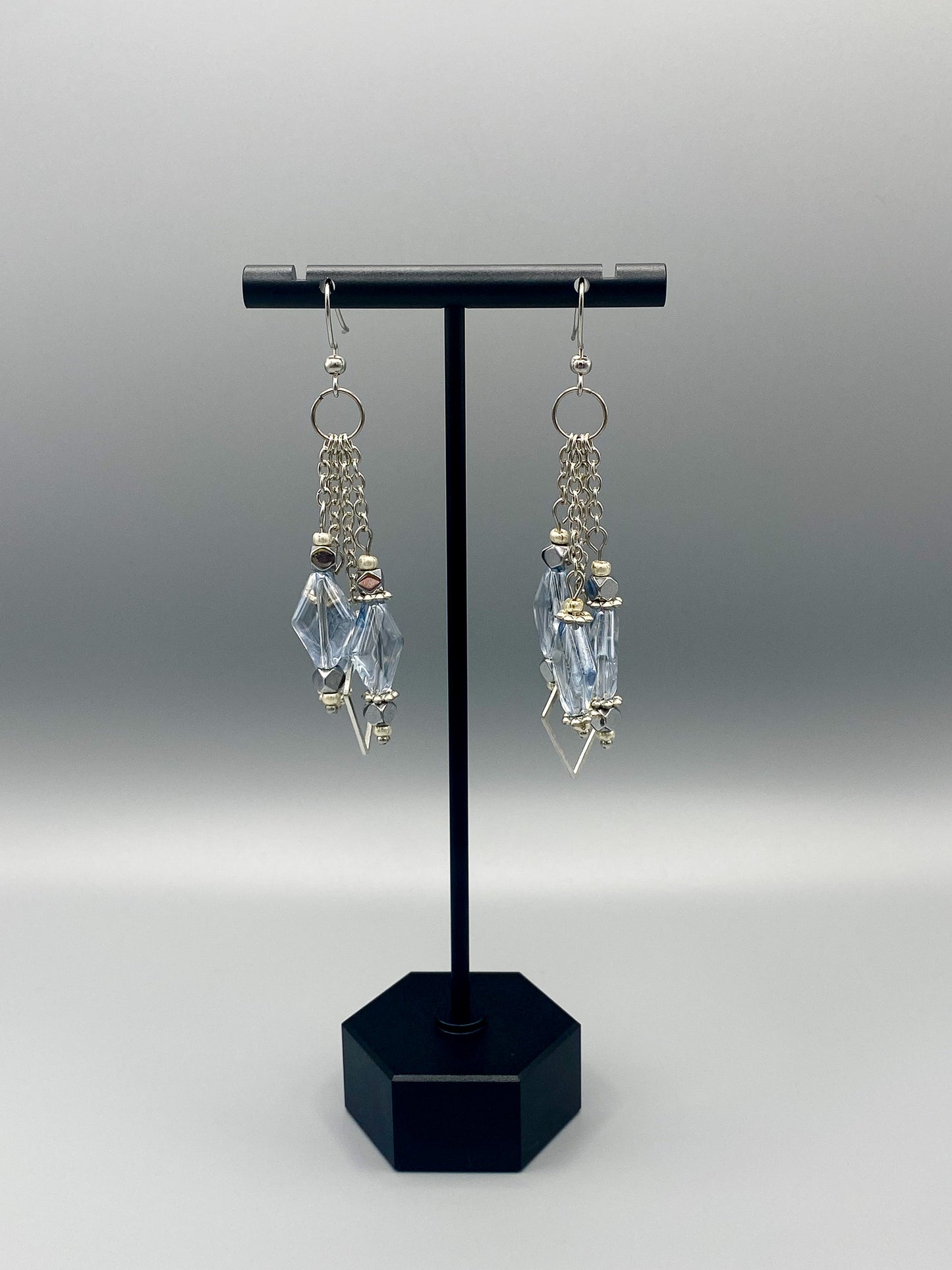 Diamond Dangle Earrings