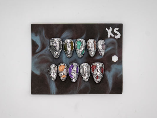 Chrome Crystal Clusters